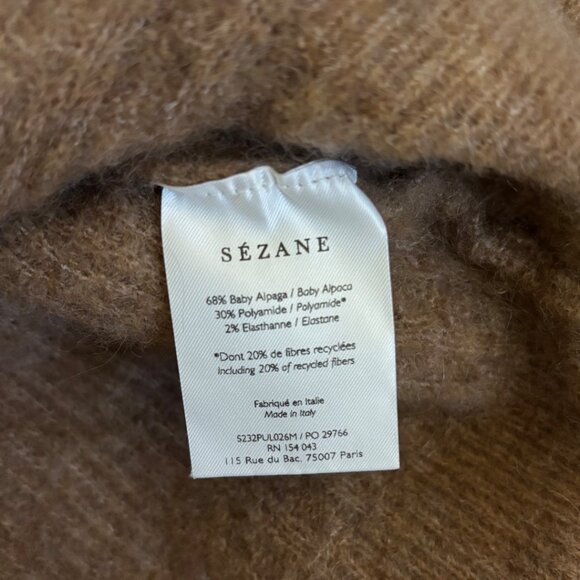 Sezane Otis Sweater in Camel - Picture 6 of 7